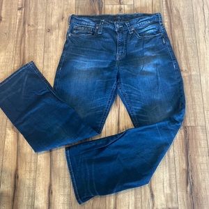 Mens Silver Jeans